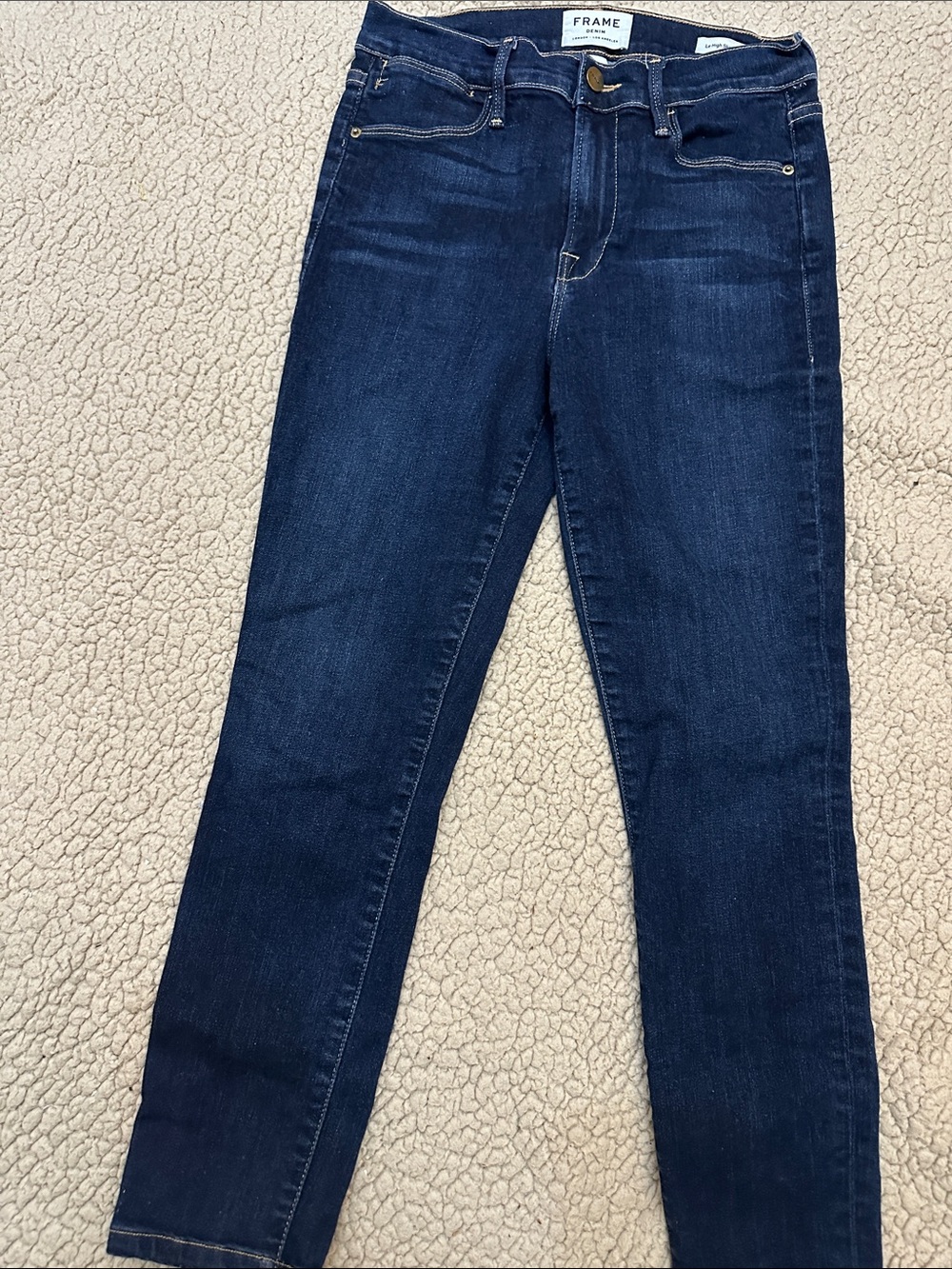 Frame Denim Le High Skinny Crop Jean ,27